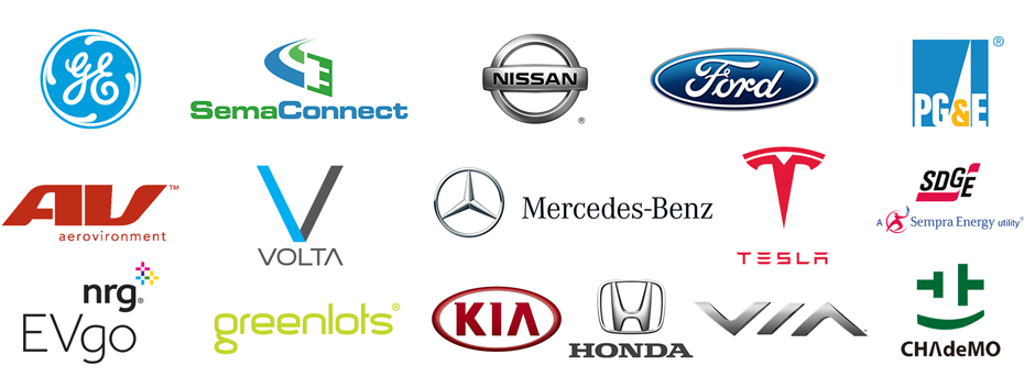 PlugShare Partners: GE, SemaConnect, AeroVironment, Volta, NRG EVgo, Greenlots, Nissan, Ford, Mercedes-Benz, Tesla, Kia, Honda, VIA Motors, PG&E, SDG&E, CHAdeMO